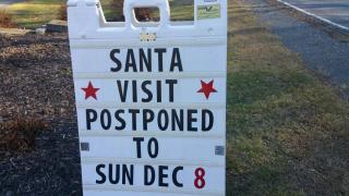 Santa Visit Postponed